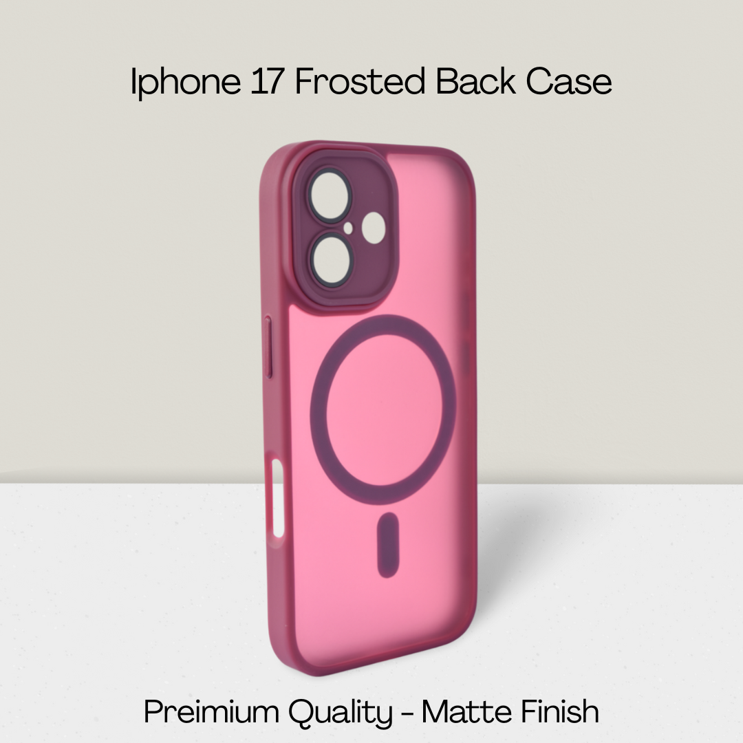 Matte Frosted MagSafe Case for iPhone 17
