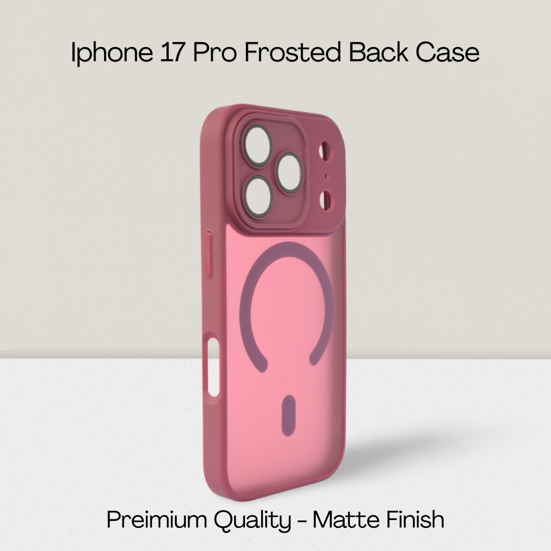 Matte Frosted MagSafe Case for iPhone 17 Pro