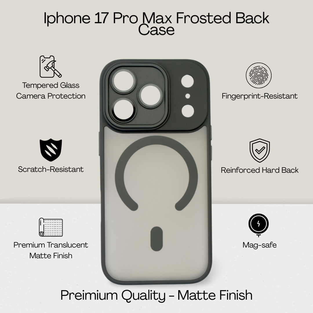 Matte Frosted MagSafe Case for iPhone 17 Pro Max