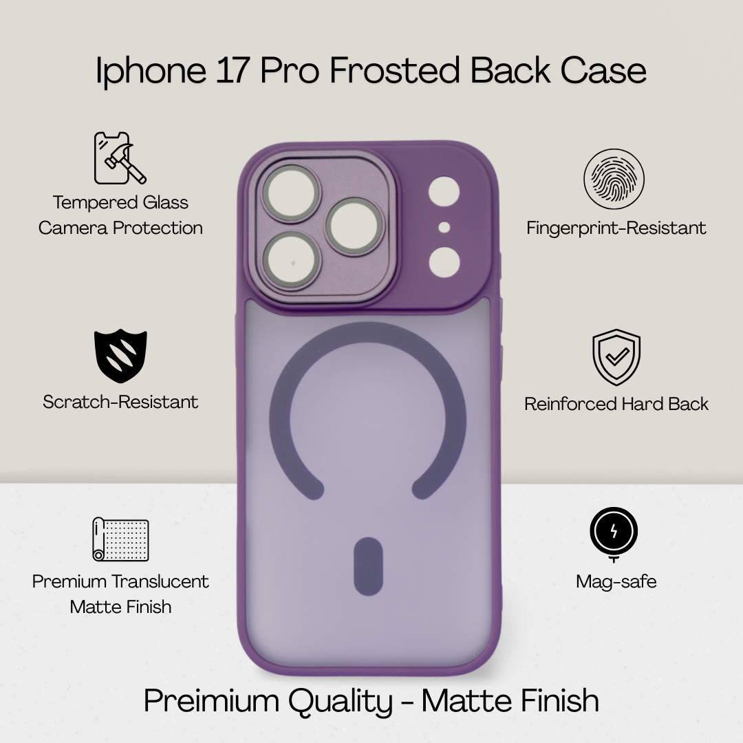 Matte Frosted MagSafe Case for iPhone 17 Pro
