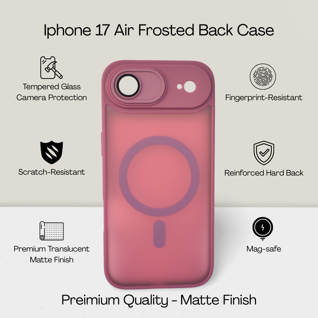 Matte Frosted MagSafe Case for iPhone 17 Air