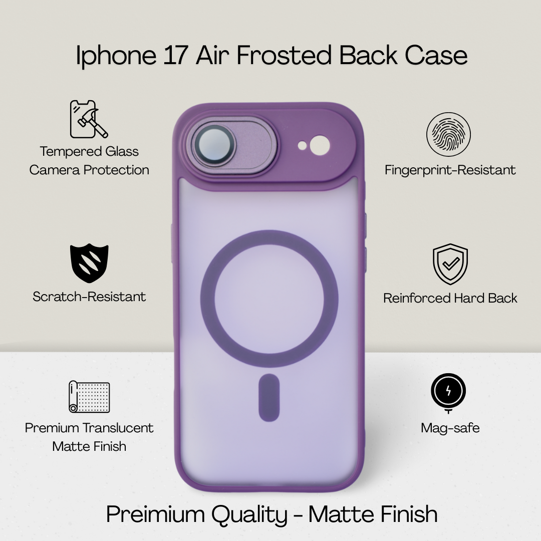 Matte Frosted MagSafe Case for iPhone 17 Air