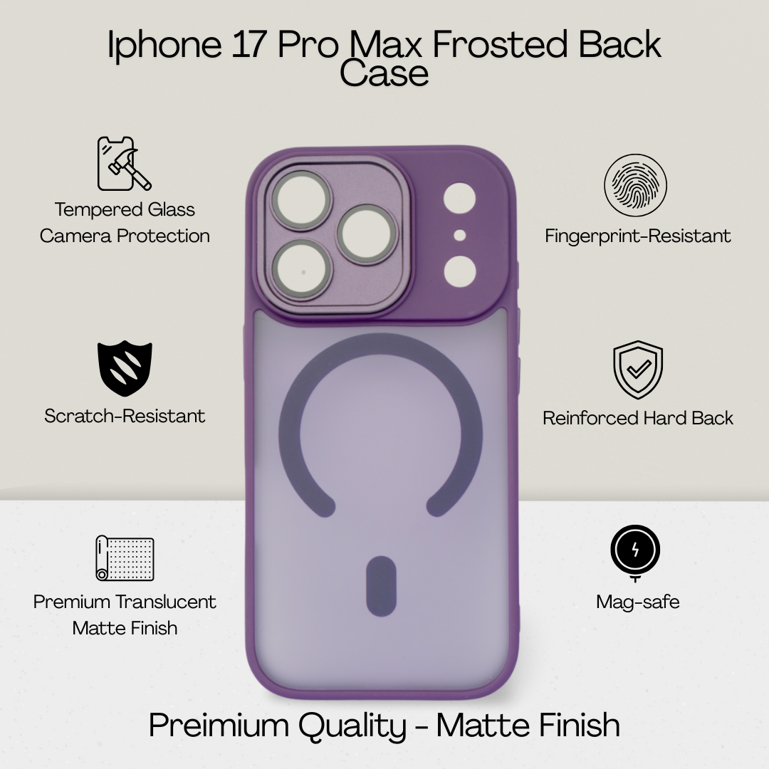 Matte Frosted MagSafe Case for iPhone 17 Pro Max