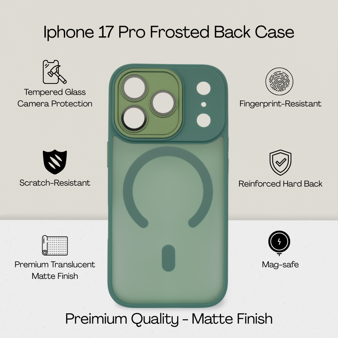 Matte Frosted MagSafe Case for iPhone 17 Pro