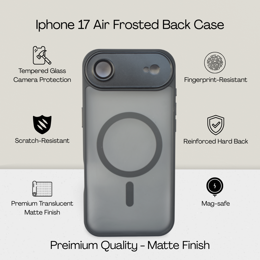 Matte Frosted MagSafe Case for iPhone 17 Air