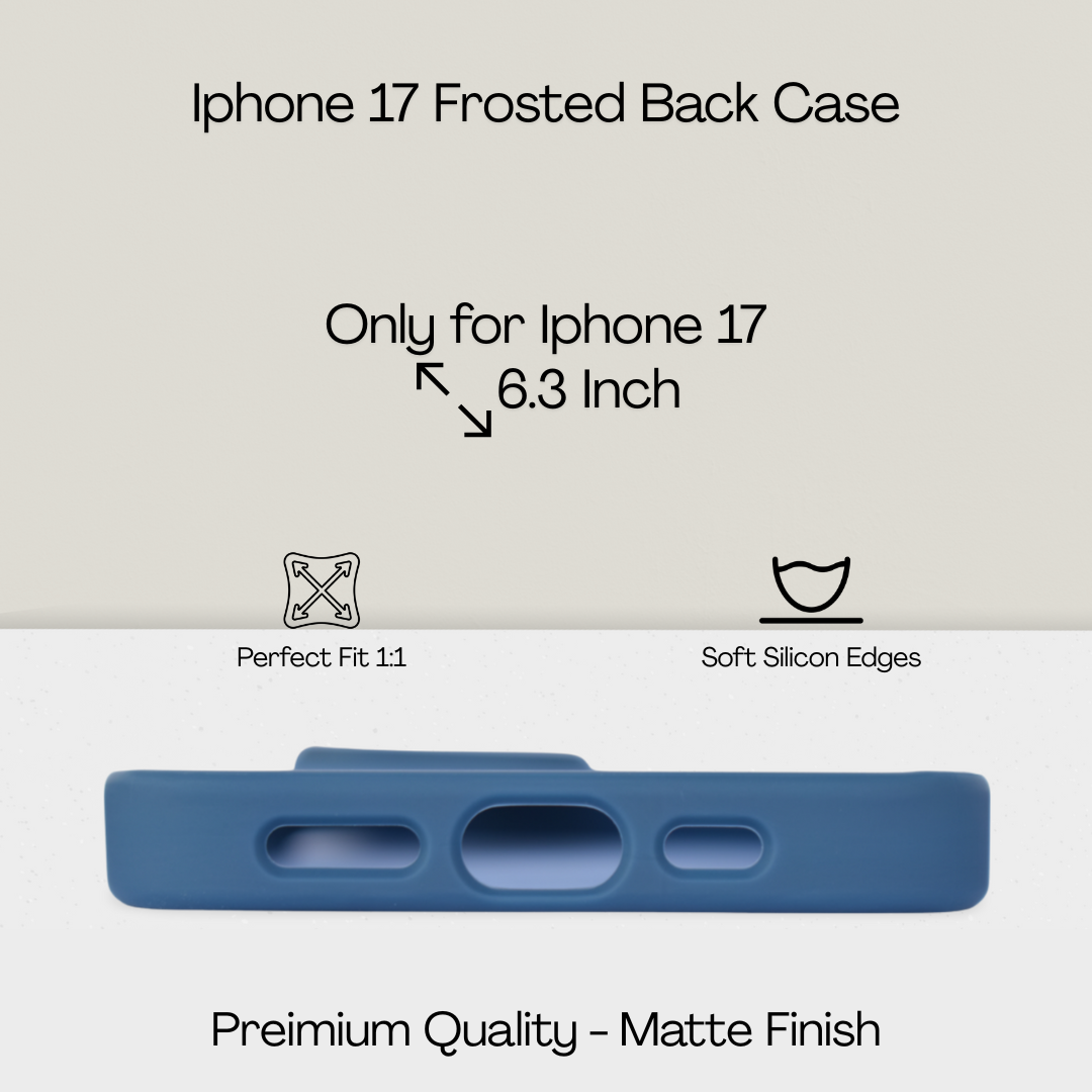 Matte Frosted MagSafe Case for iPhone 17