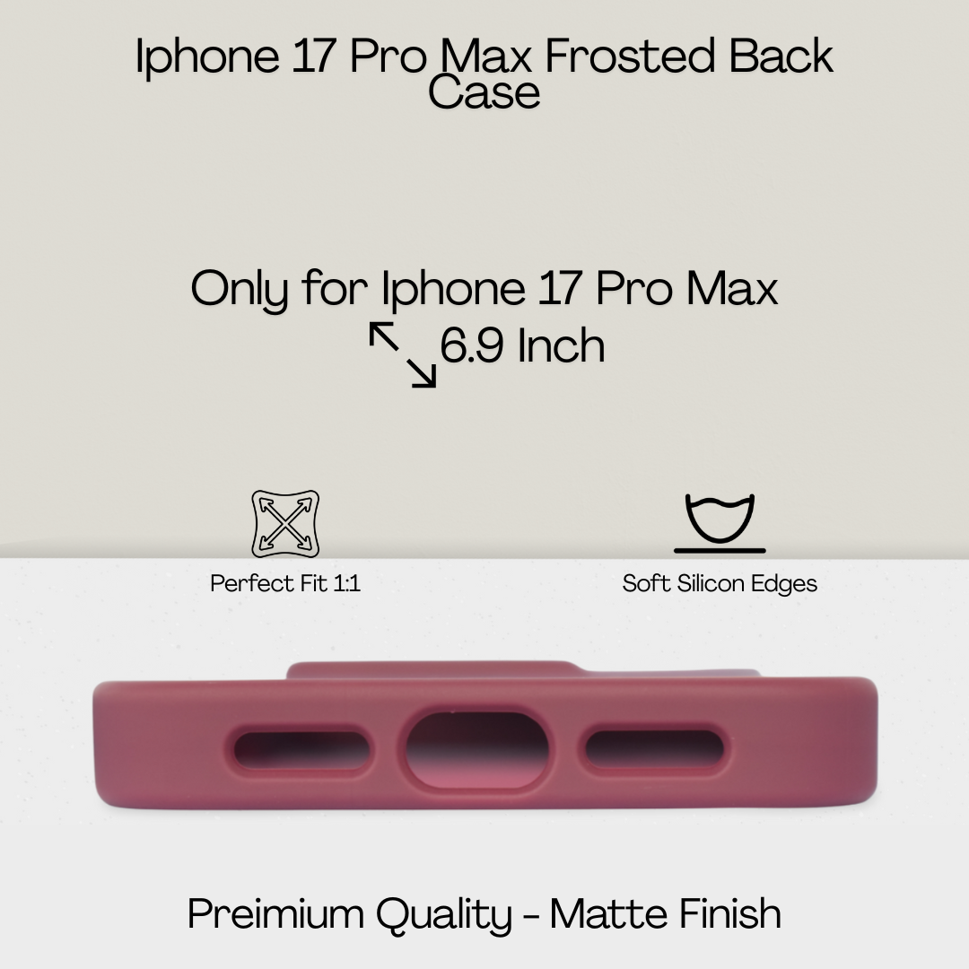 Matte Frosted MagSafe Case for iPhone 17 Pro Max