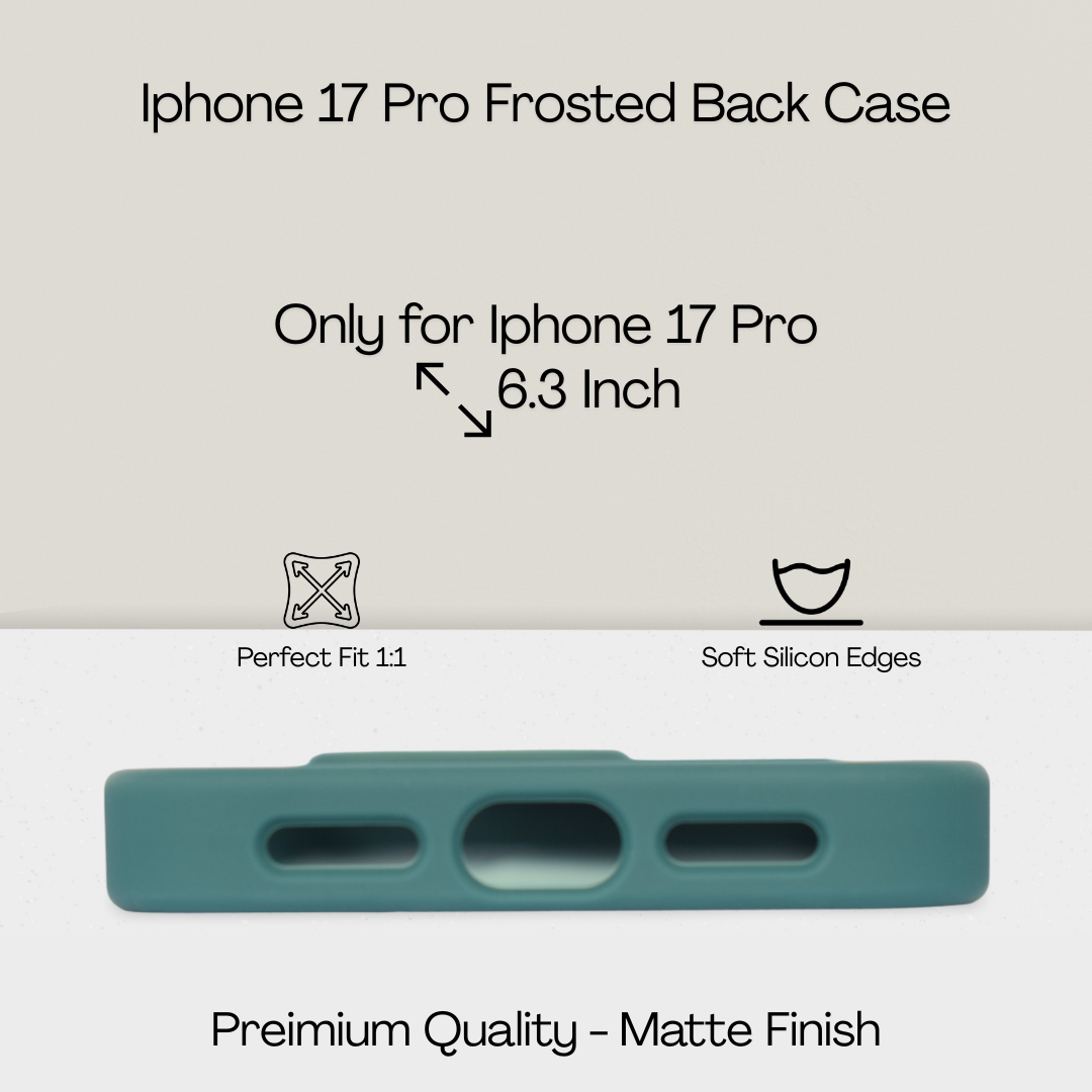 Matte Frosted MagSafe Case for iPhone 17 Pro