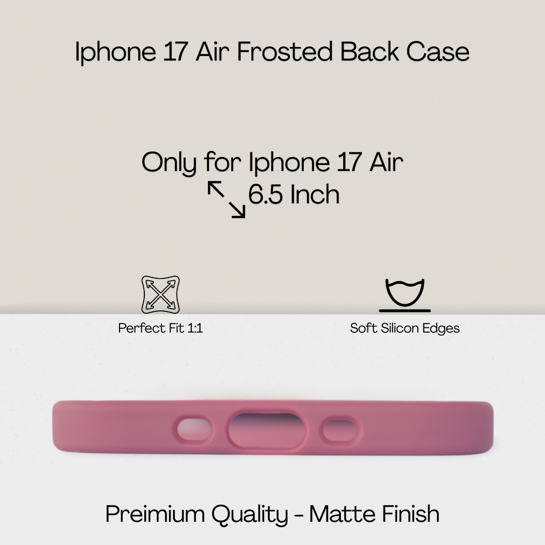 Matte Frosted MagSafe Case for iPhone 17 Air