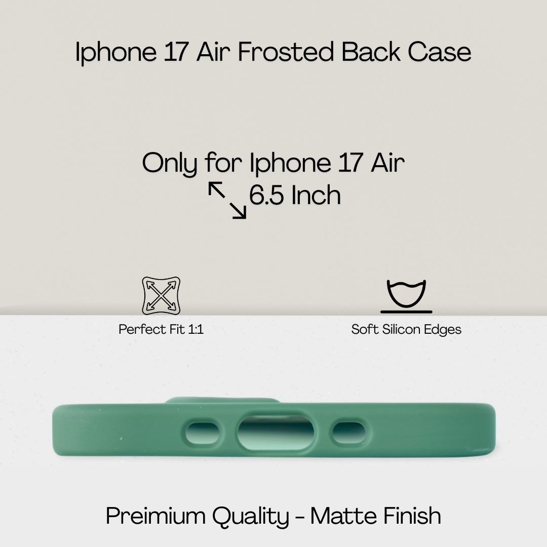 Matte Frosted MagSafe Case for iPhone 17 Air