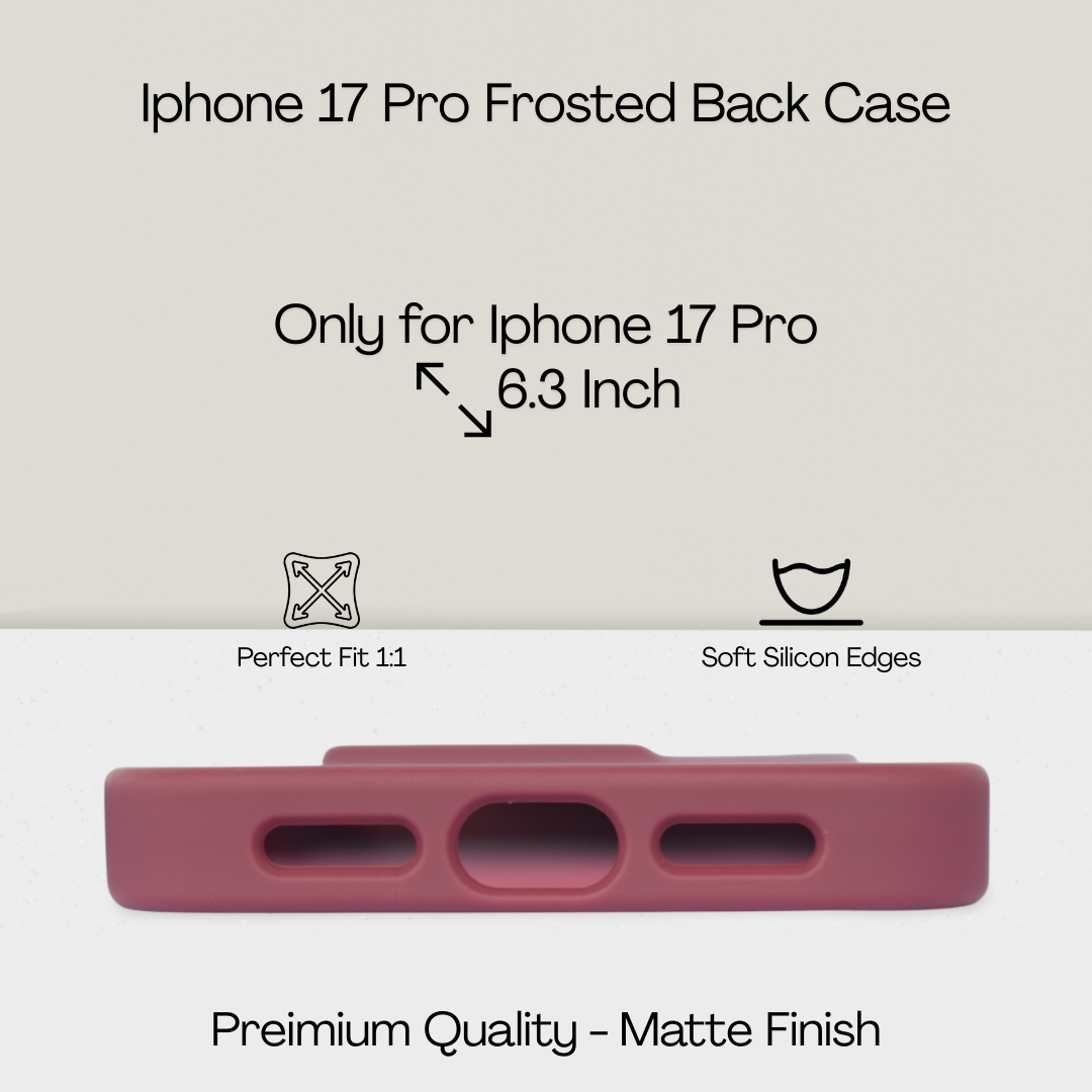 Matte Frosted MagSafe Case for iPhone 17 Pro
