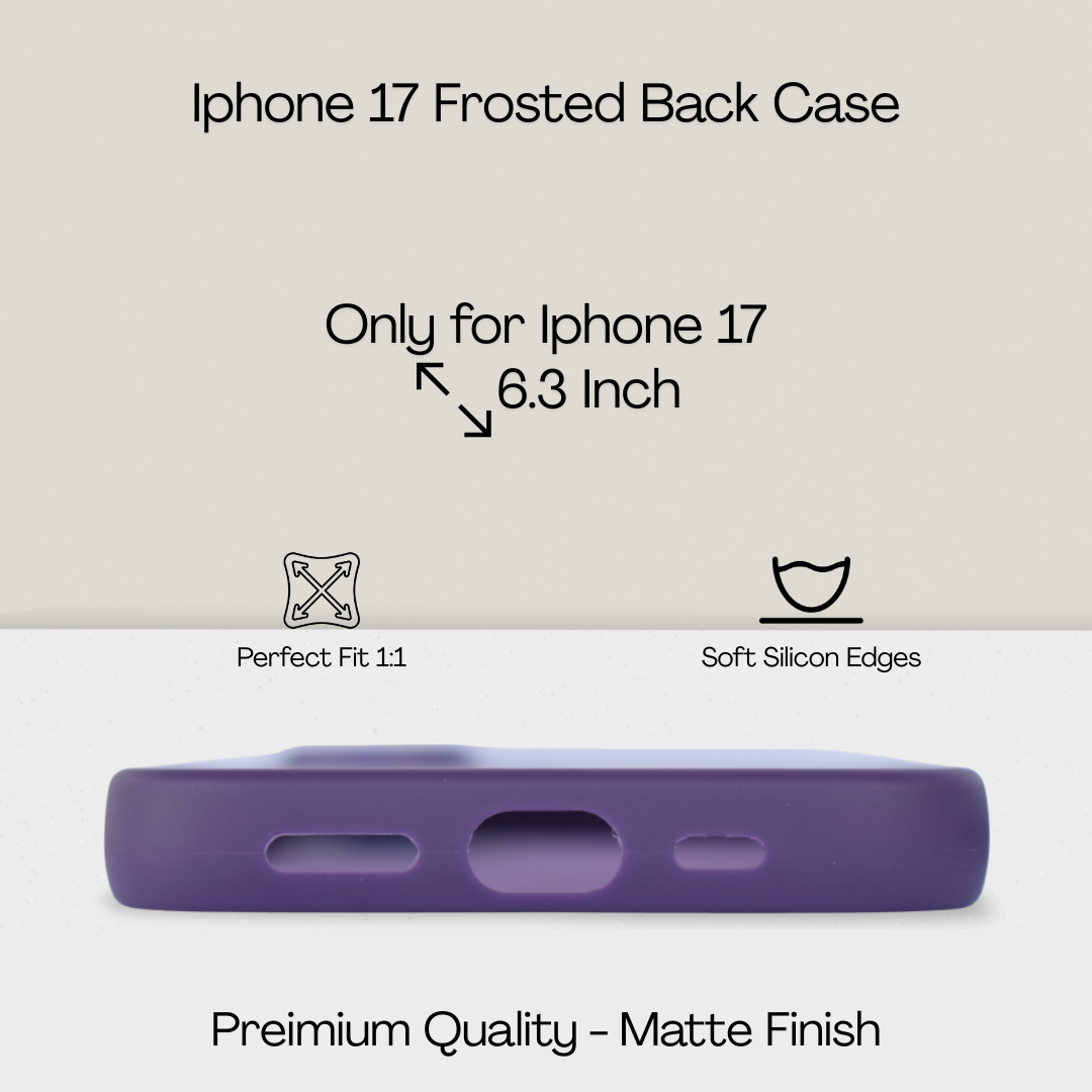 Matte Frosted MagSafe Case for iPhone 17