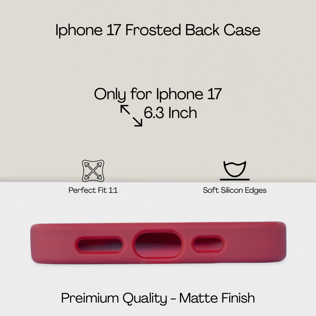 Matte Frosted MagSafe Case for iPhone 17