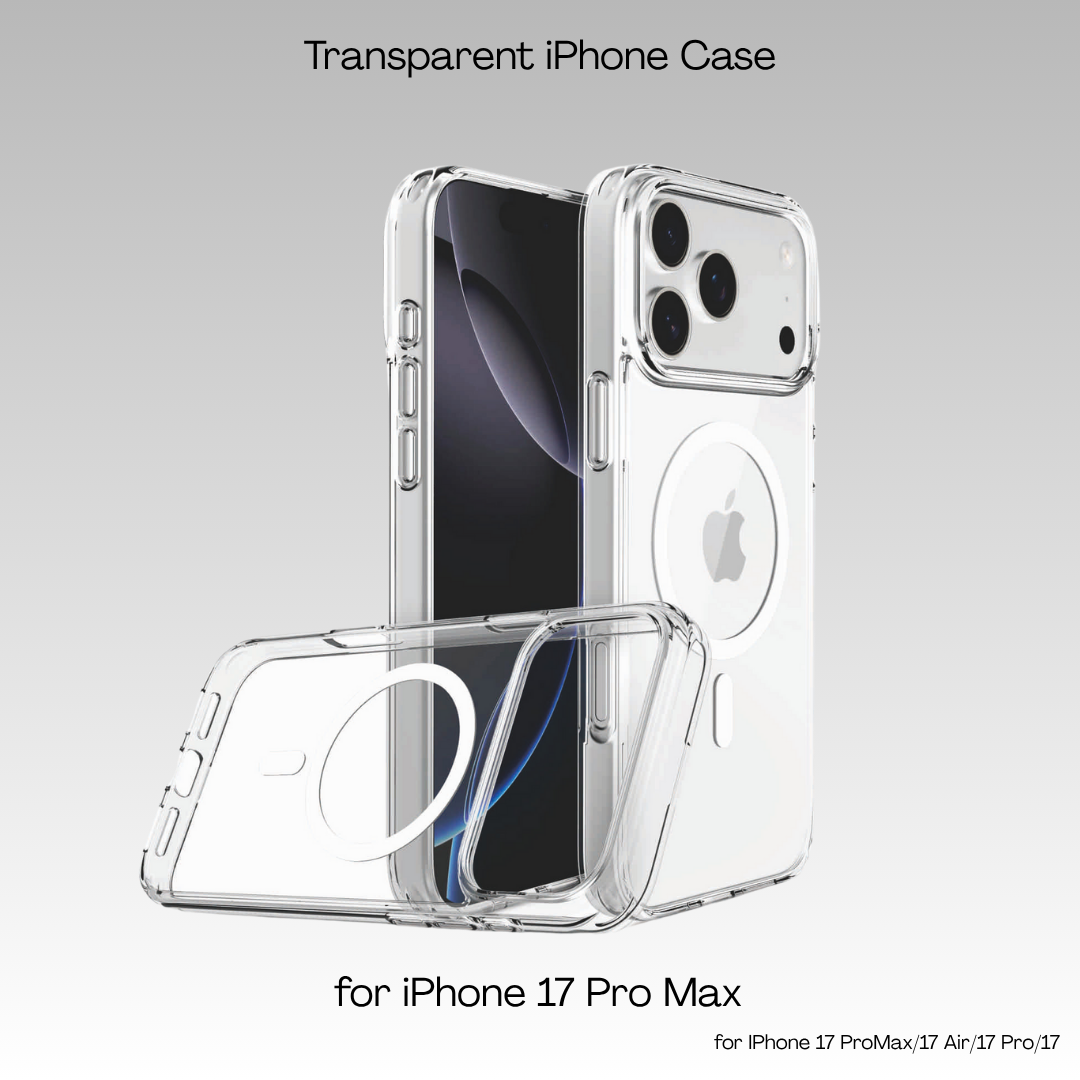 Transparent Clear MagSafe Case for iPhone 17 / 17 Air / 17 Pro / 17 Pro Max
