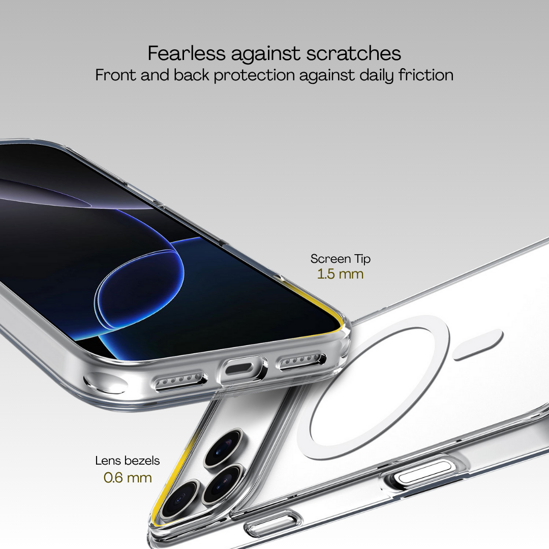 Transparent Clear MagSafe Case for iPhone 17 / 17 Air / 17 Pro / 17 Pro Max