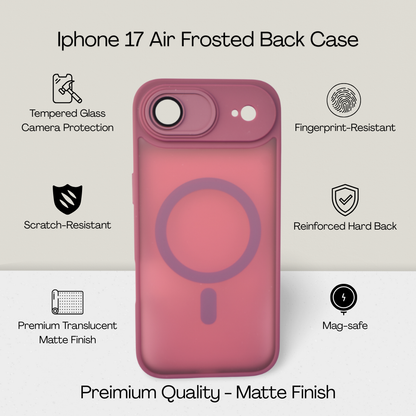 Matte Frosted MagSafe Case for iPhone 17 Air