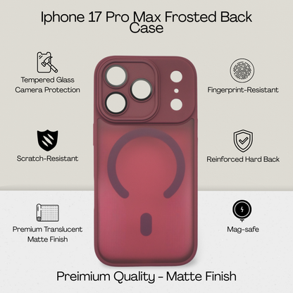 Matte Frosted MagSafe Case for iPhone 17 Pro Max