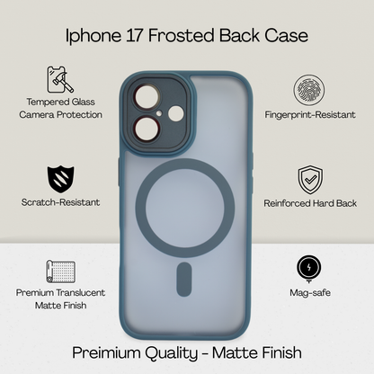 Matte Frosted MagSafe Case for iPhone 17