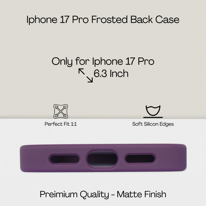 Matte Frosted MagSafe Case für iPhone 17 Pro