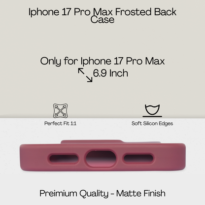 Matte Frosted MagSafe Case for iPhone 17 Pro Max