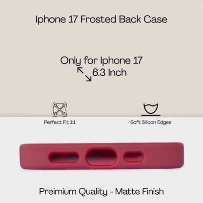Matte Frosted MagSafe Case for iPhone 17